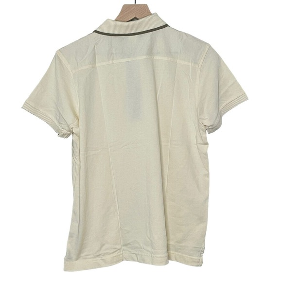 NWT Women's Antigua CREME OLIVE GREEN Collared Golf Shirt Size M 100% Cotton - Picture 2 of 7